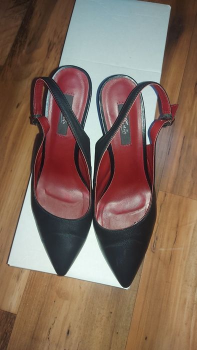 Черевики чорні на каблуку