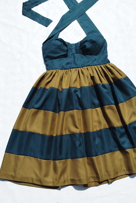 Красивое платье в полоску Bonjour Twelve by Twelve Los Angeles XS S