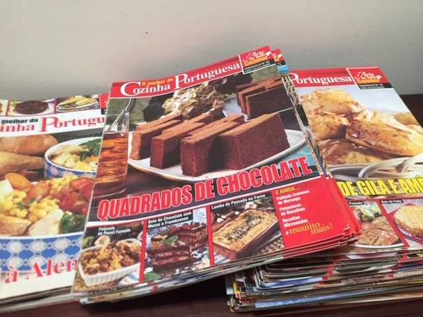 Conjunto de 178 revistas de culinária "O melhor da cozinha portuguesa"