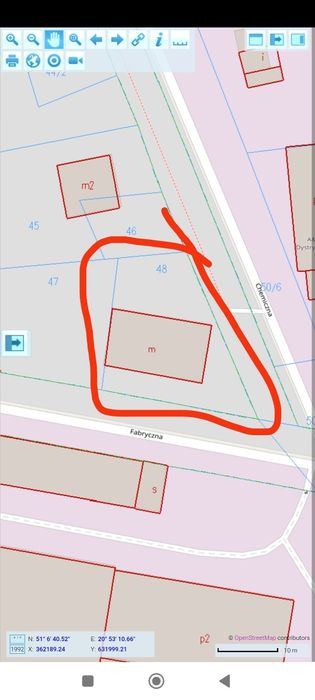 Działka o powierzchni 461 m2 z domem o powierzchni 165 m2 w centrum