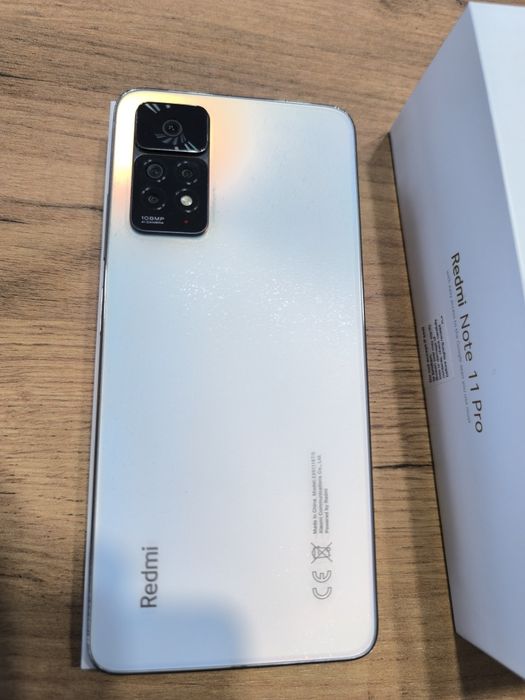 Xiaomi Redmi Note 11 PRO 6/128GB Stan idealny, komplet, Polar White