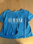 T-shirt azul da zara