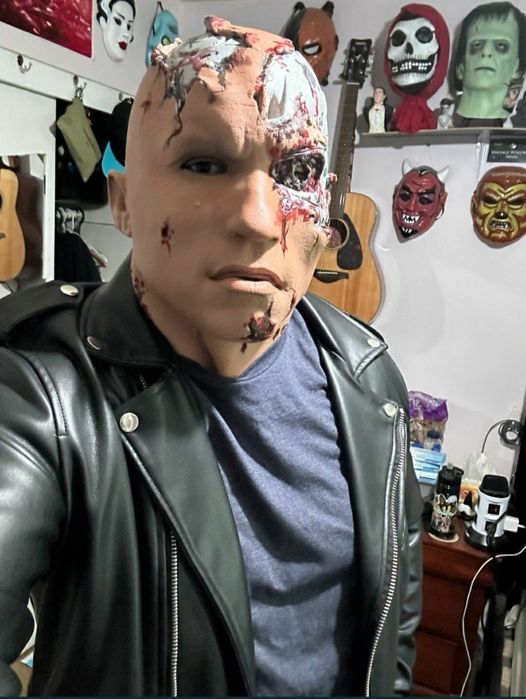 [NOVA] Máscara Arnold Schwarzenegger Exterminador Implacável Látex