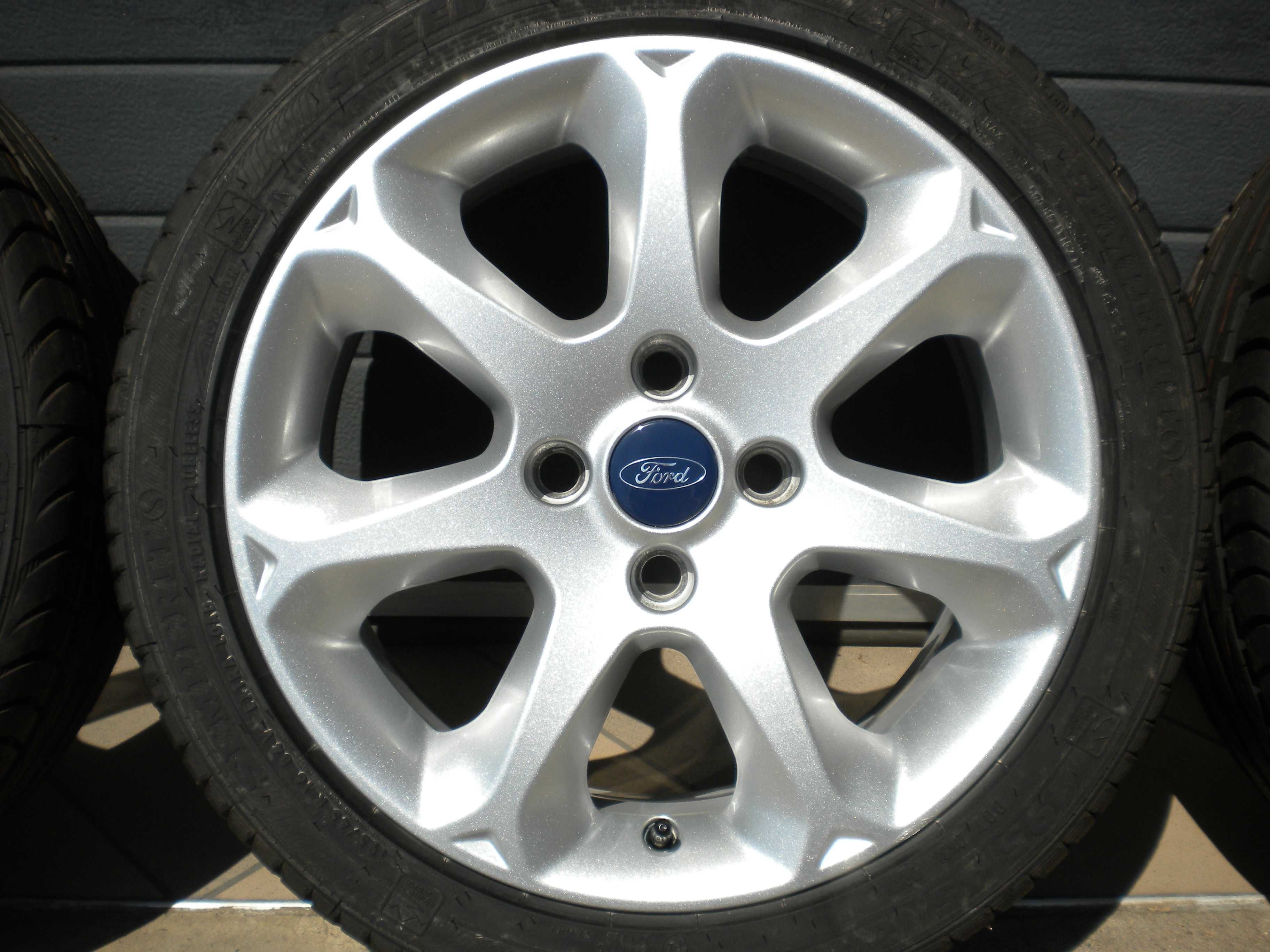 Koła letnie aluminiowe 16 4x108 Ford Fiesta VI VII + TPMS + nowe opony