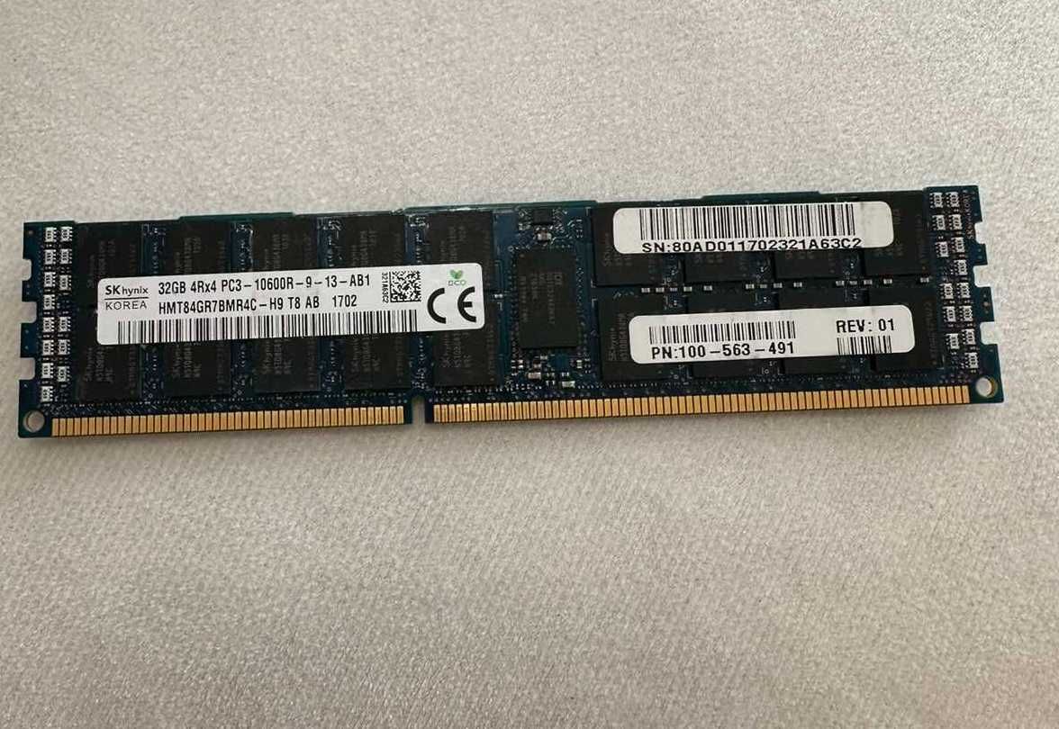 Оперативная Память SKHunix DDR3 ECC Reg 4RX4 32GB 10600R 1333MHz 1.5v