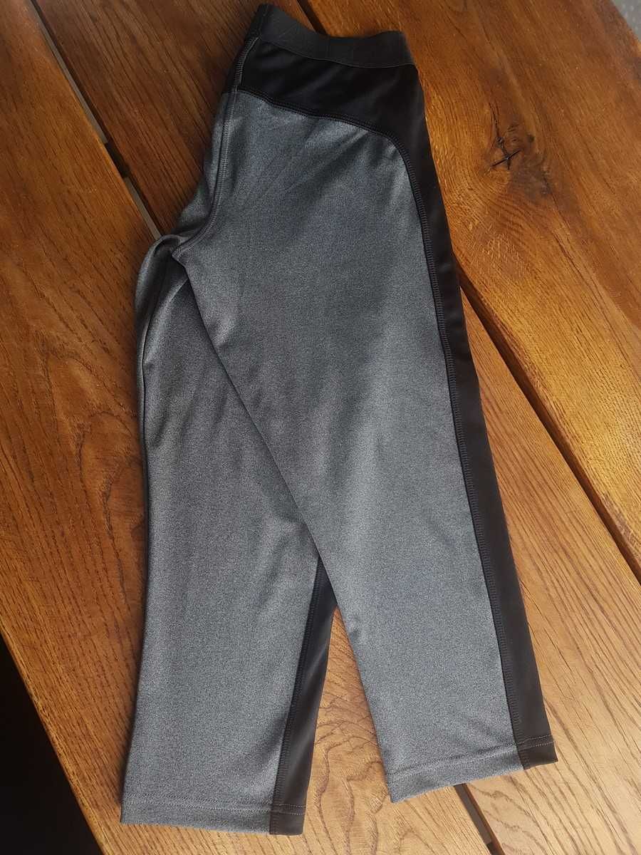 legginsy damskie 3/4 sportowe Reebok S na siłownię fitness