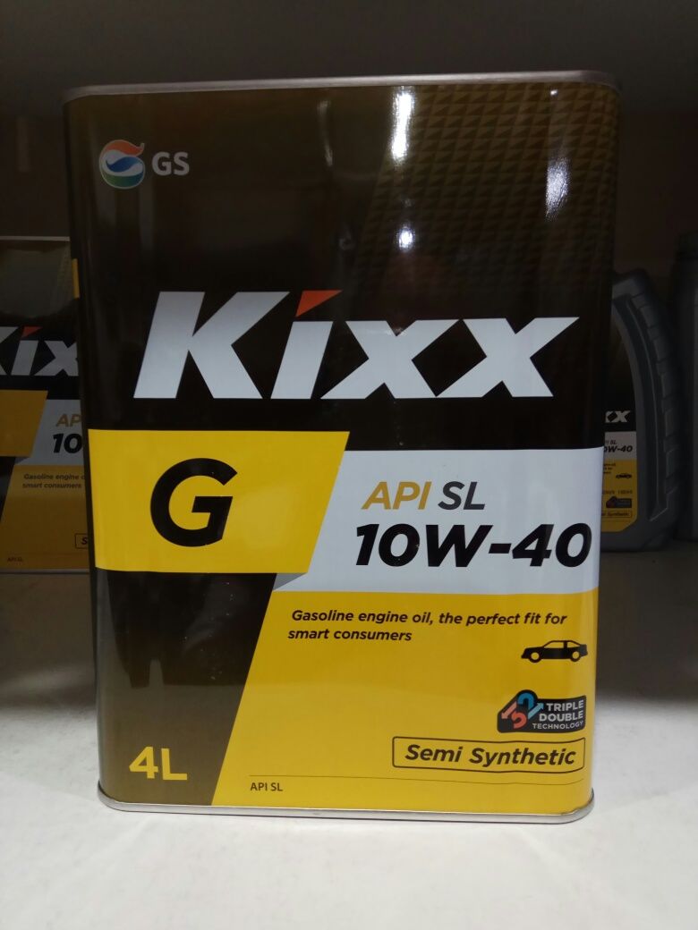 Масло моторное Kixx G1 10W-40, 4 л ( полусинтетическое.) КОРЕЯ.