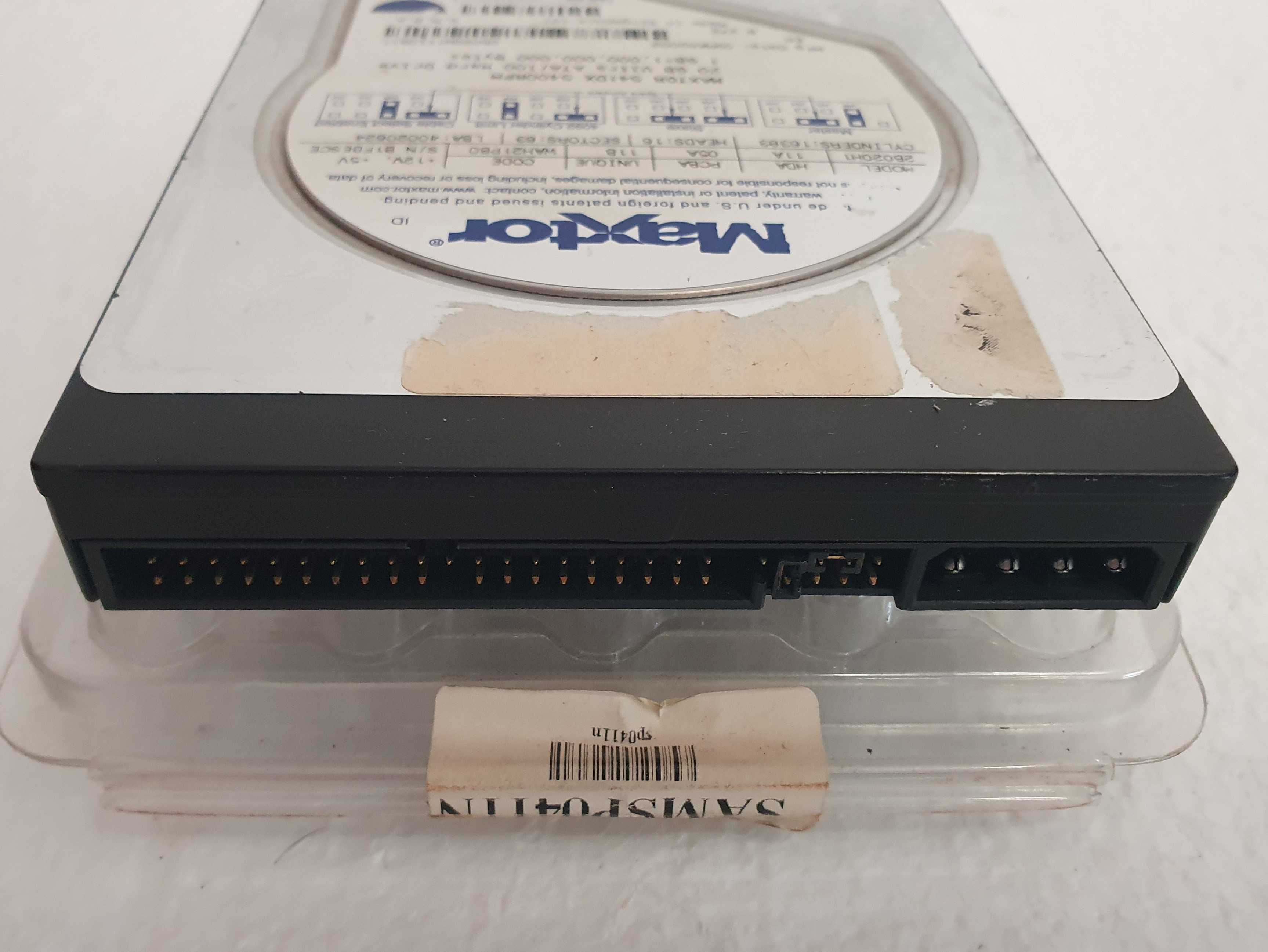 Disco rígido interno vintage, Maxtor 2B020H1 / 541DX Fireball - 20Gb