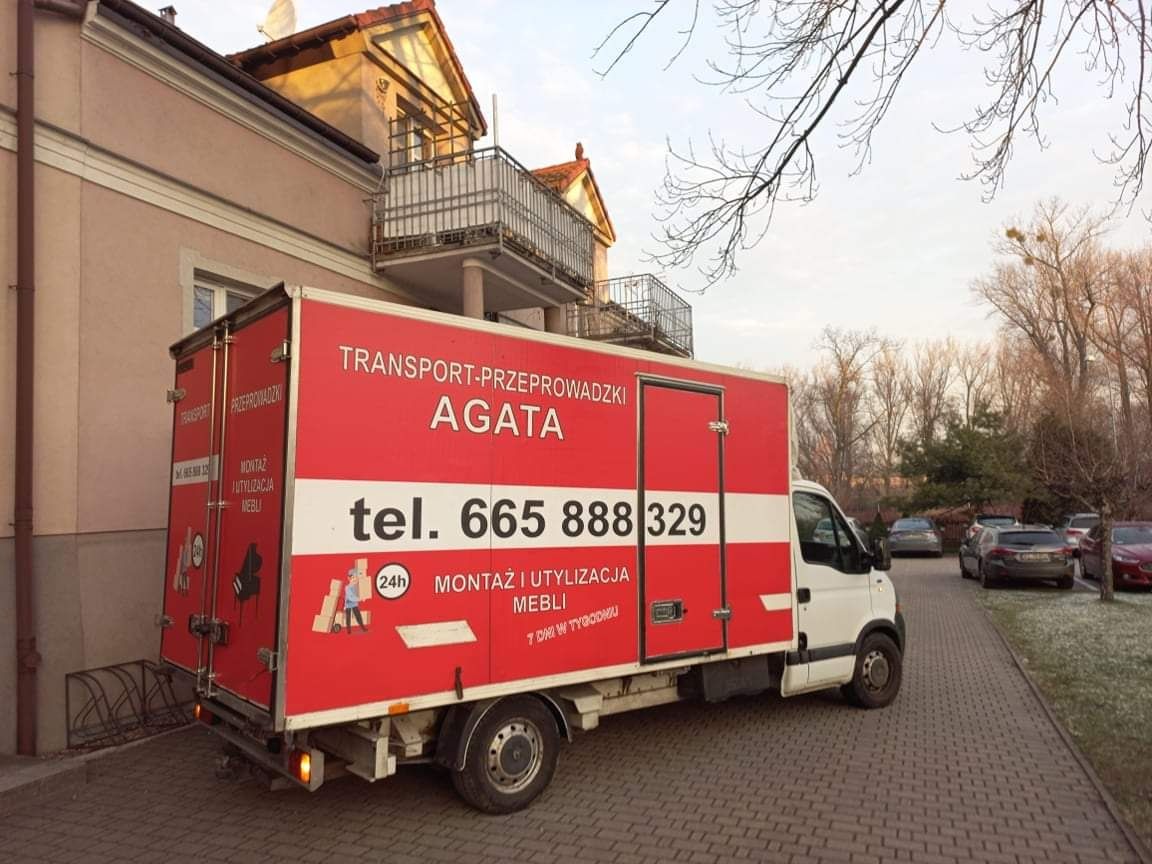 Przeprowadzki Transport Agata~24h 7 dni w tyg~ Utylizacja mebli!