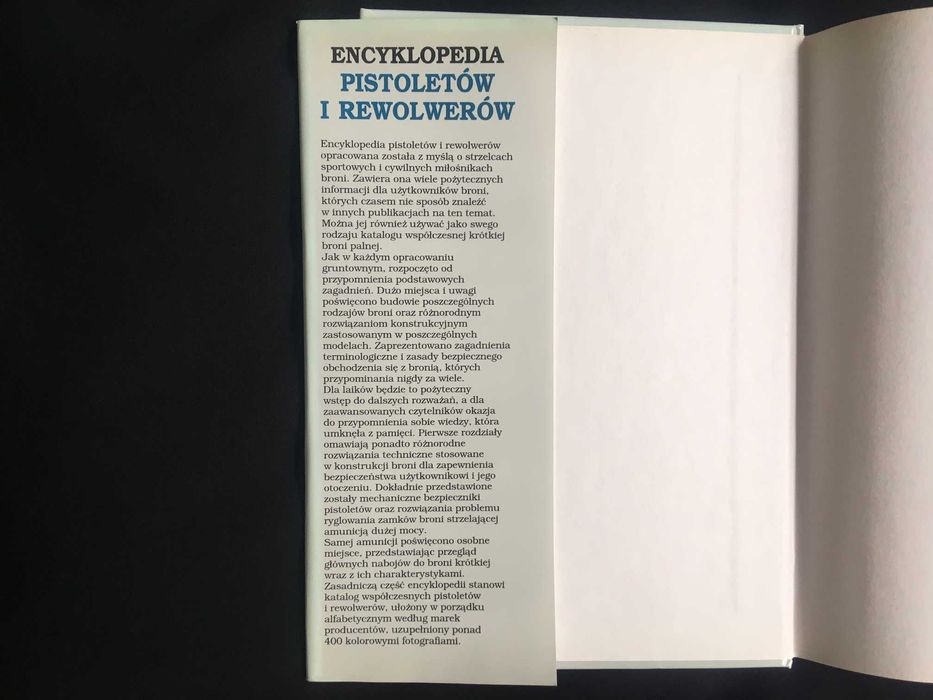 Książka broń pistolet Encyklopedia Pistoletów i Rewolwerów