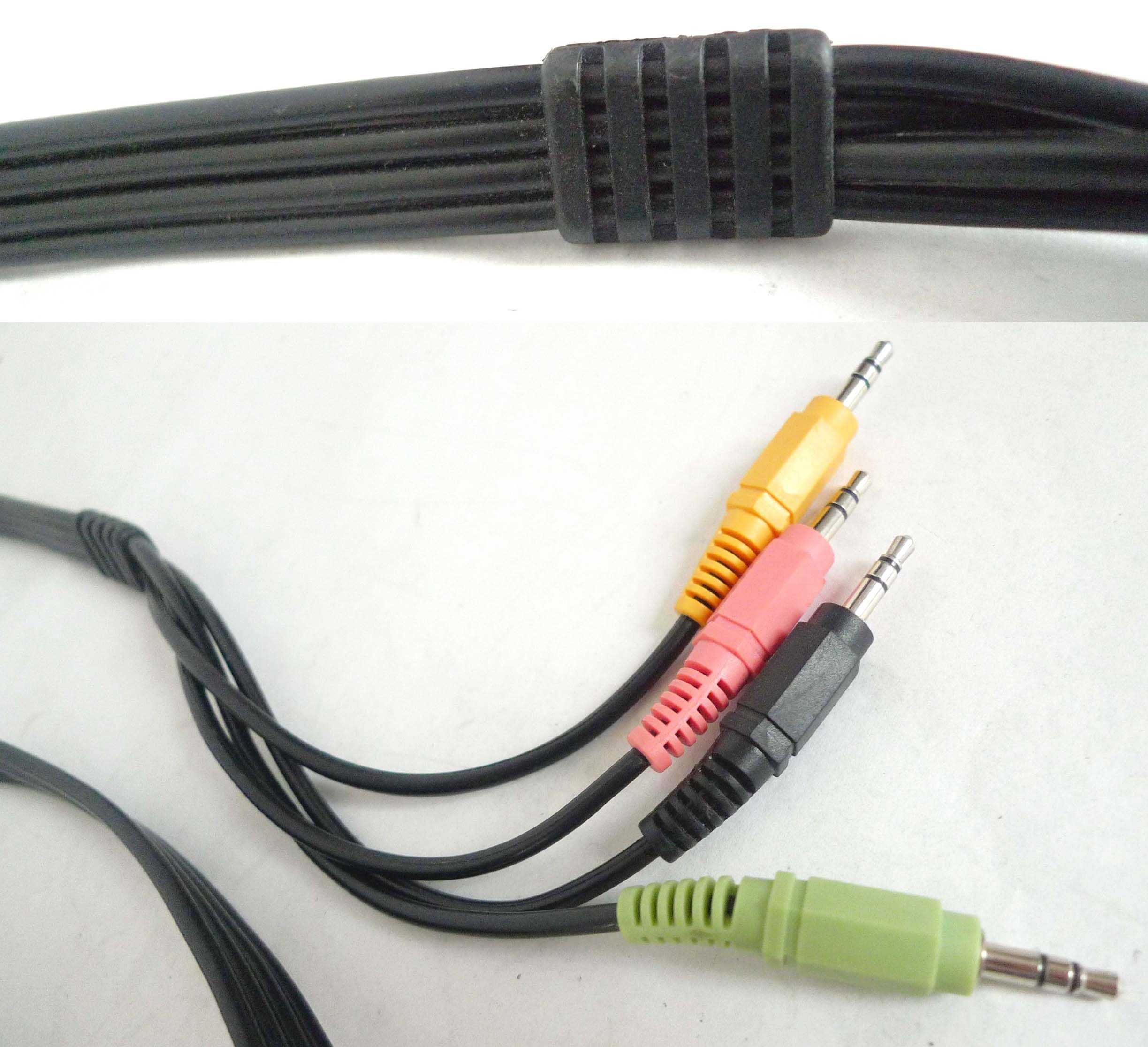 Kabel audio 7.1 8xJack stereo 3,5mm 2m do kina domowego głośników Pc