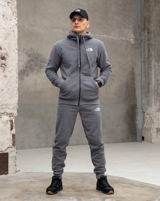 Спортивний костюм The North Face. Штани і зіпка tnf. Полар-фліс тнф