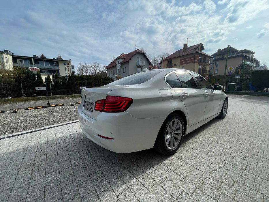 BMW 520xd - ciekawa konfiguracja brązowe skóry - salon Polska