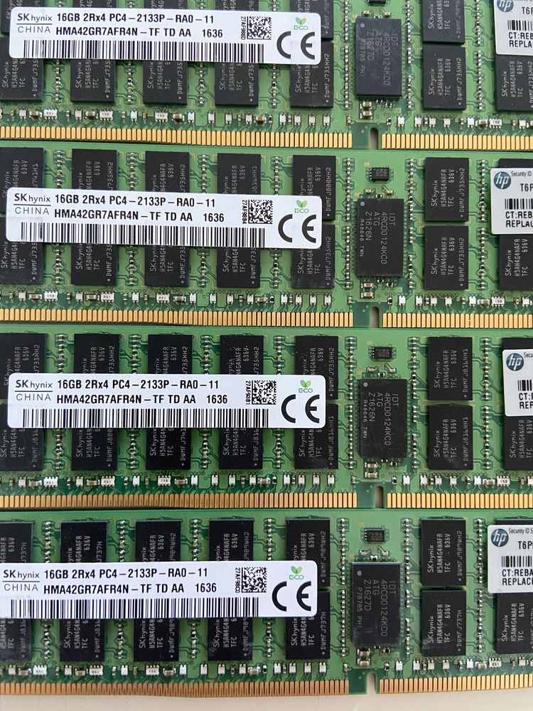 Samsung DDR4 16gb(16гб) pc4-2133 rdimm ecc reg модули озу серверная