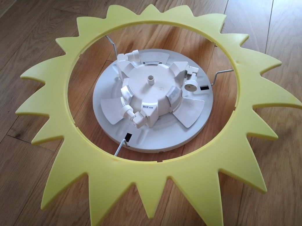 Lampy Ikea słońce i chmurki