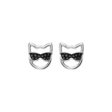 Серьги  KARL LAGERFELD PARIS Choupette in Sunglasses Stud Earrings.