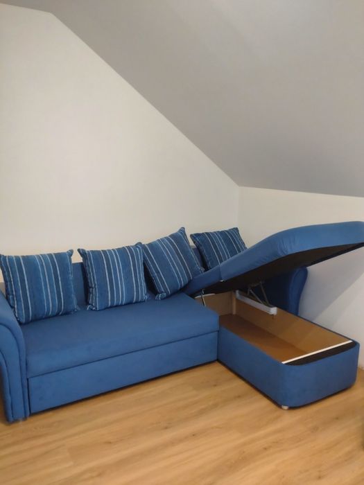 Rogówka łóżko kanapa sofa narożnik z funkcją spania