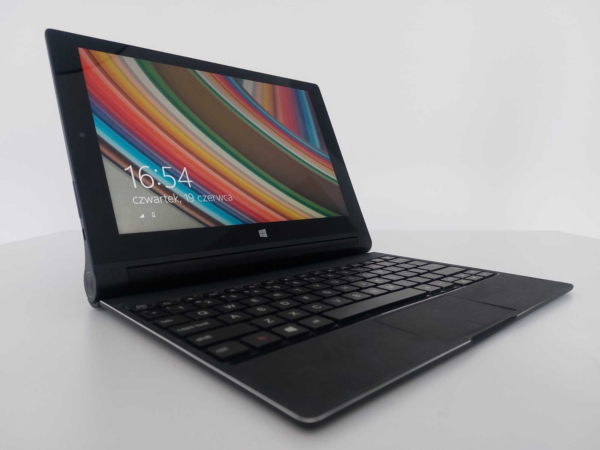 Tablet Lenovo Yoga 2 z klawiaturą bluetooth Windows ładowarka