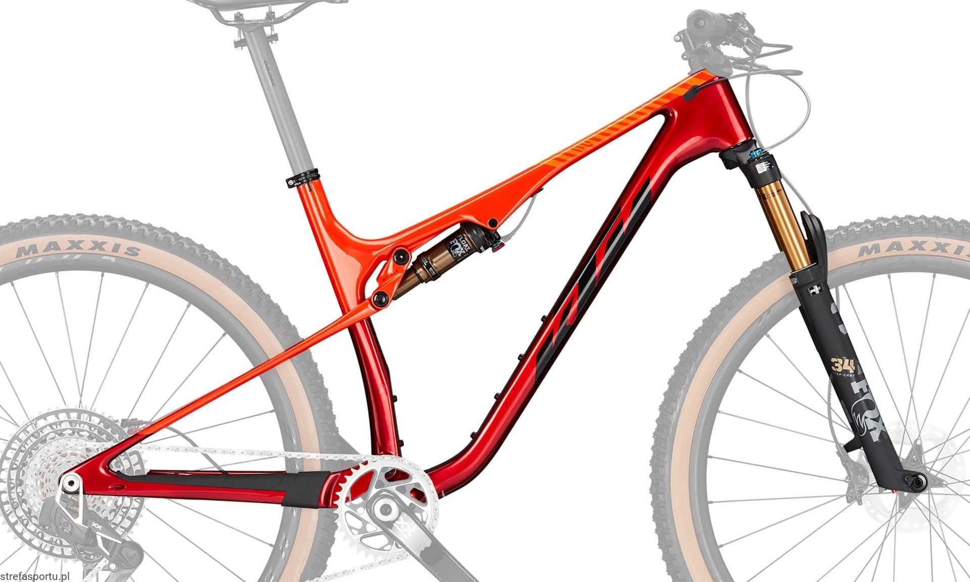 Nowa Rama i amortyzacja KTM Prime LTD chrome red FOX S L Kashima