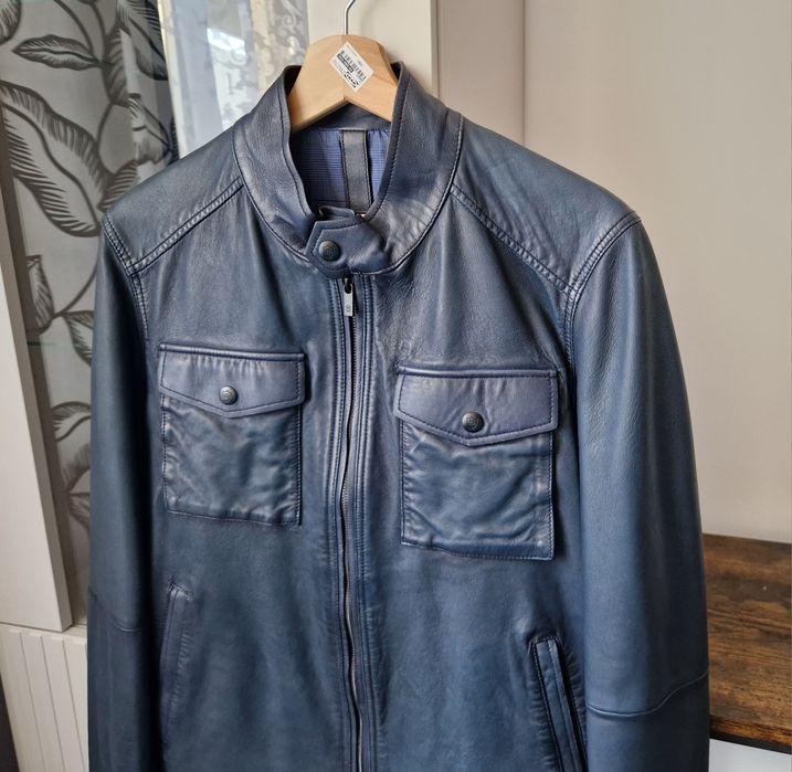 Massimo Dutti skórzana kurtka męska