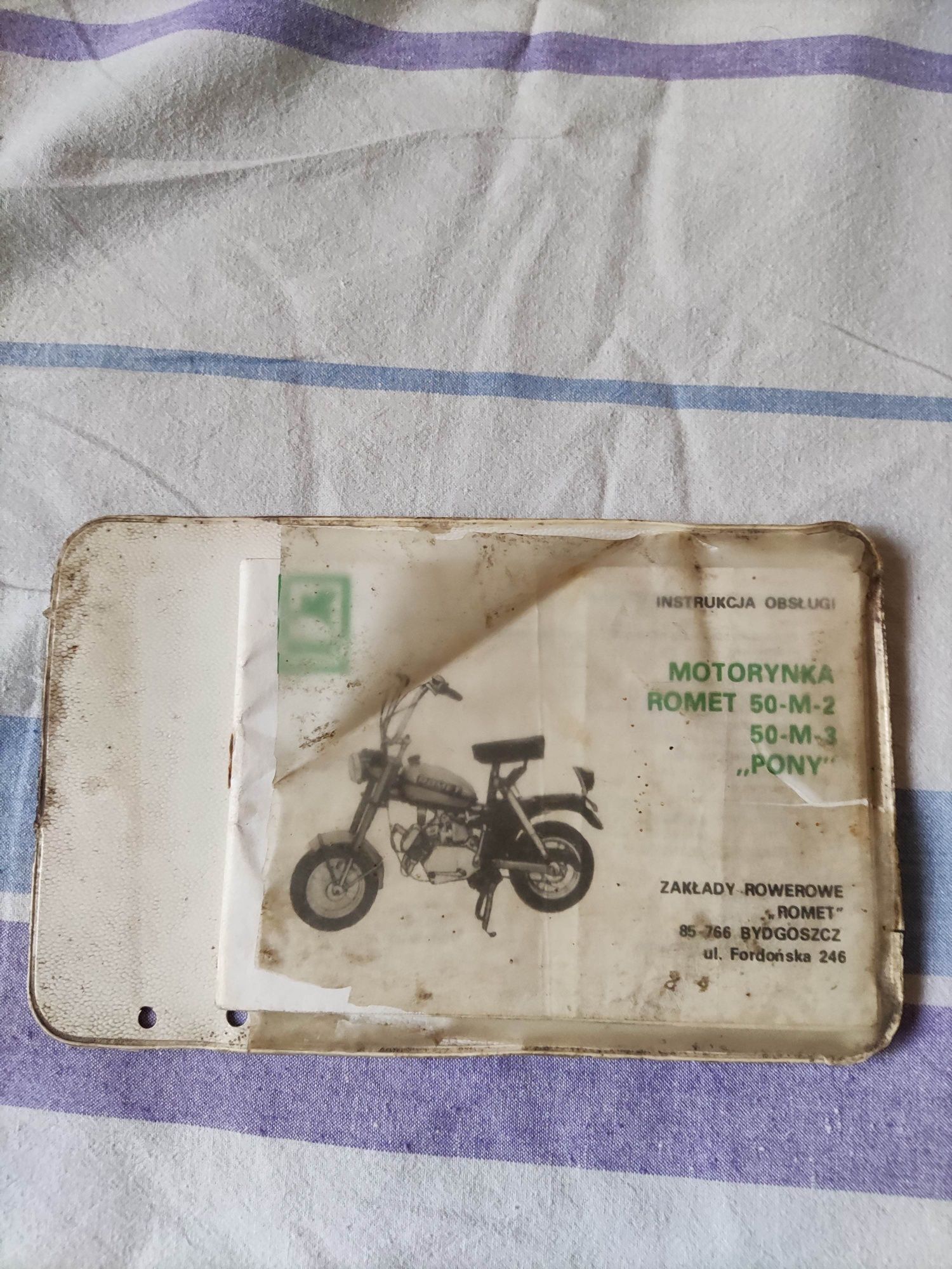 Motorynka instrukcja obsługi Predom Romet M2, M3 + Etui
ORGINAŁ