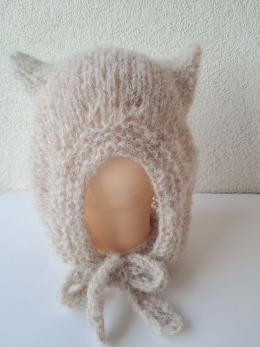 Czapka dziecięca Kotek.Alpaka..3-5 lat