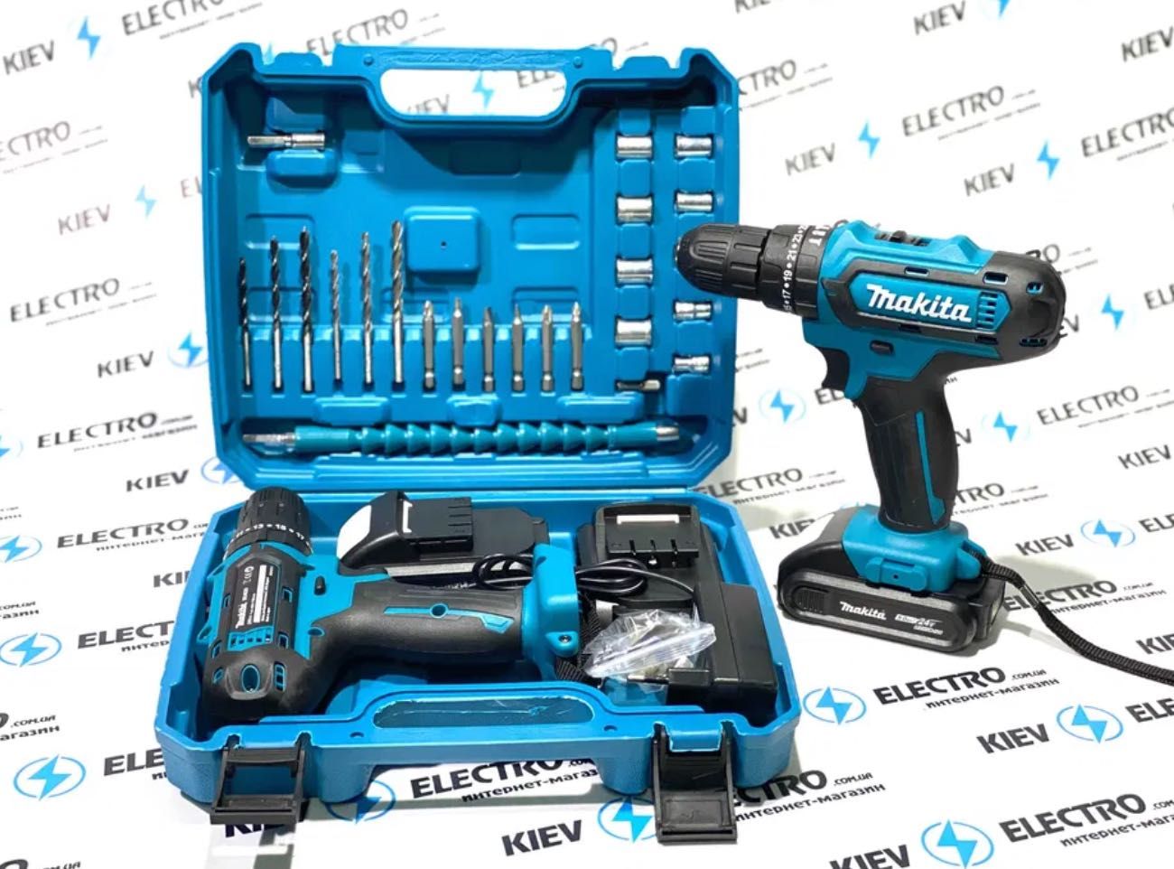 Шуруповерт Makita 031 DWE (24V, 5.0AH) В ЧЕМОДАНЕ 2 Акума