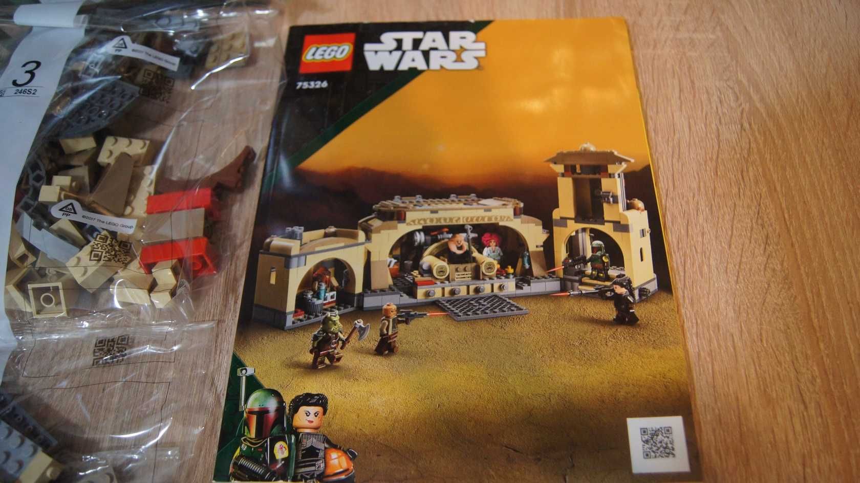 Lego Star Wars 75326 Boba Fett's Throne Room BRAK FIGUREK NOWY
