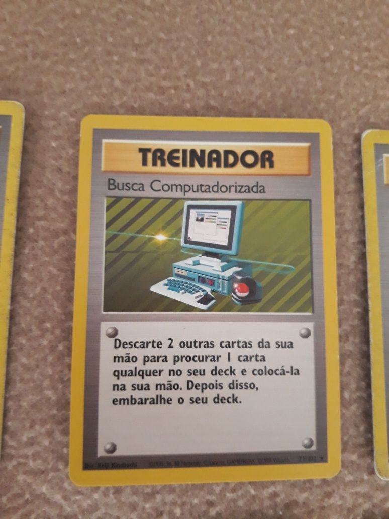 Cartas pokemon treinadores 23 de 25 base set