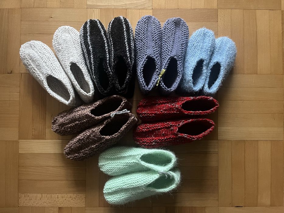 Kapcie ręcznie robione