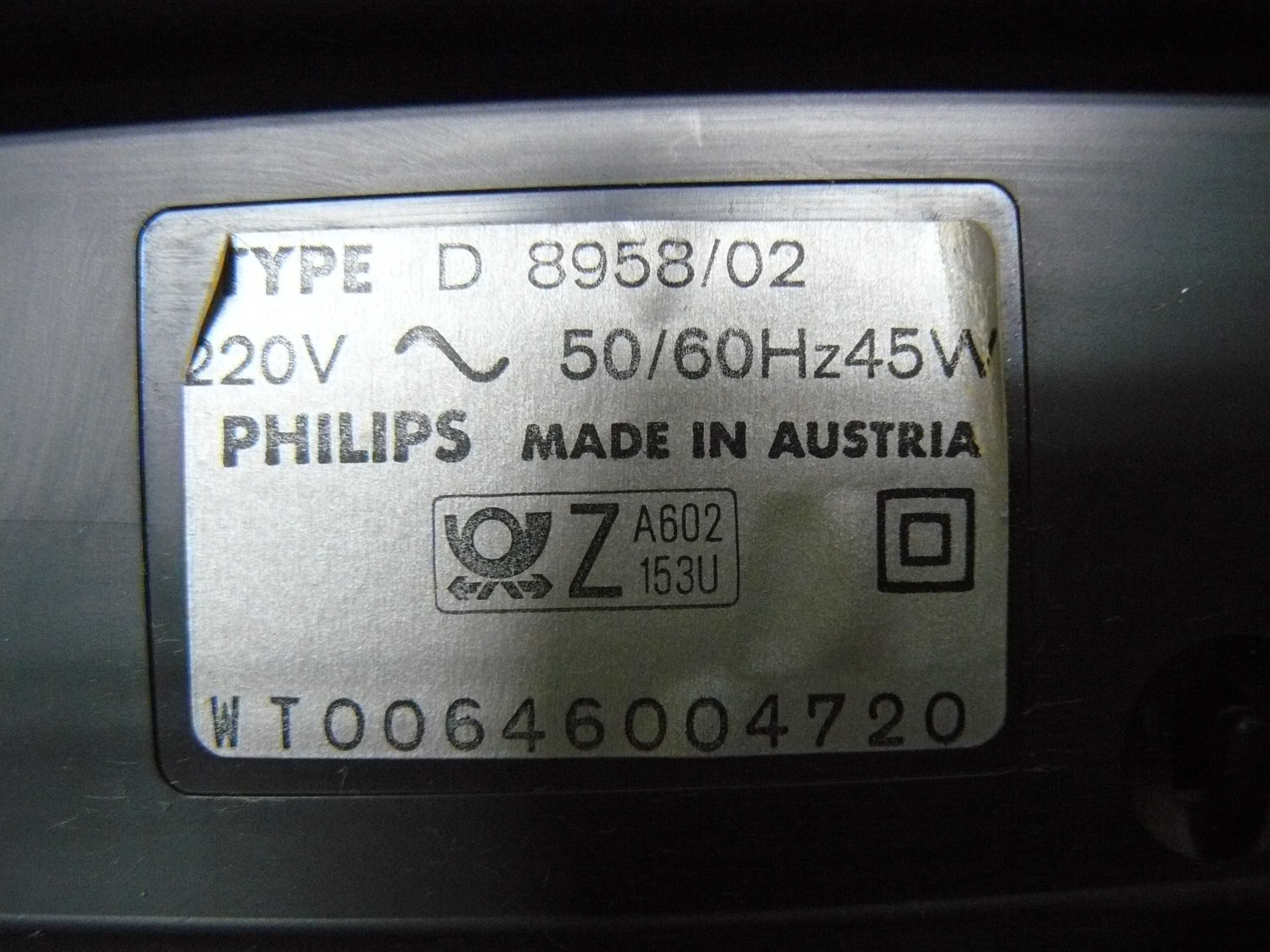 Radiomagnetofon Philips z CD i kolumnami kompletny