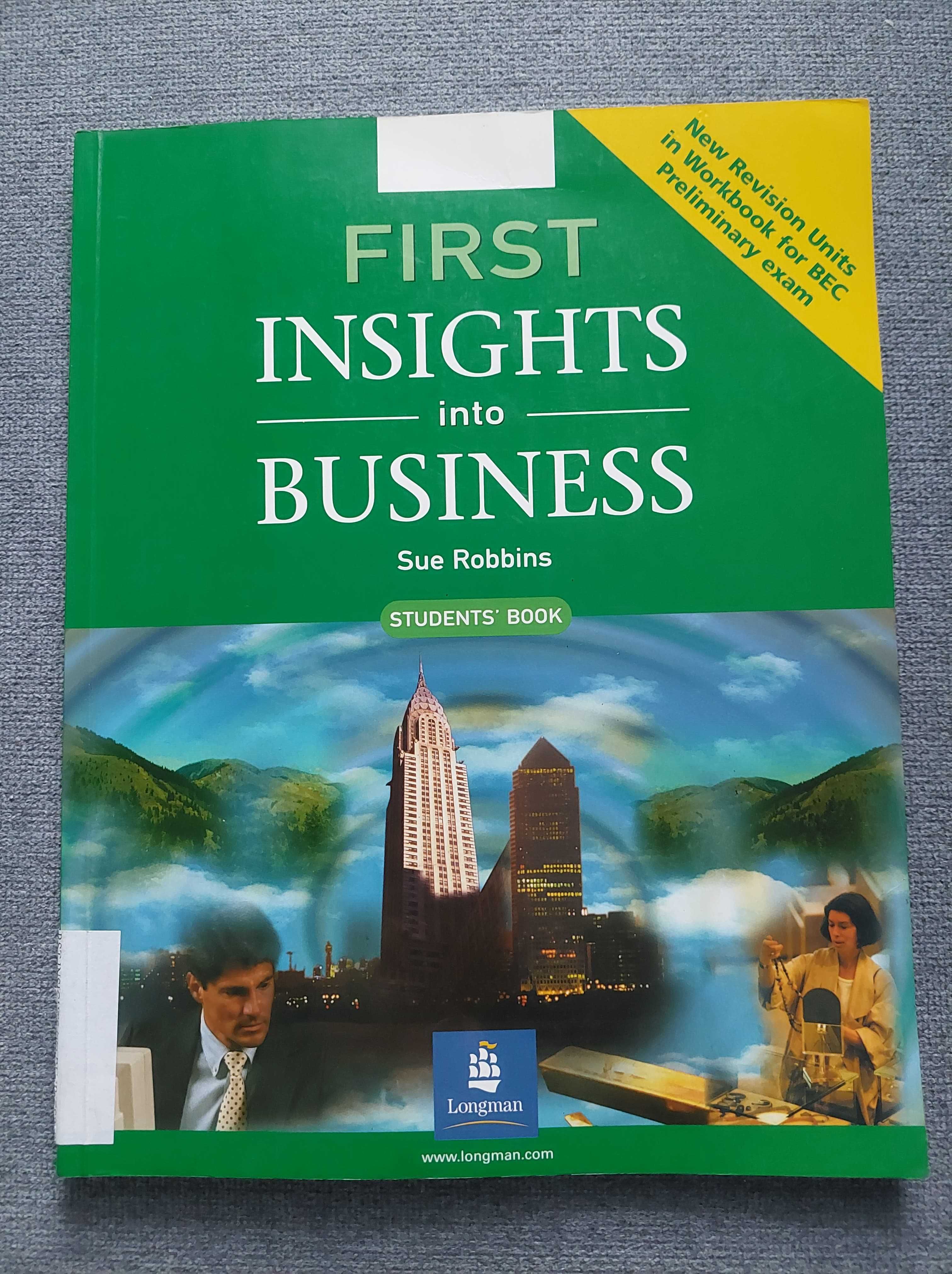 First Insights into Business angielski biznesowy podręcznik B1 BEC