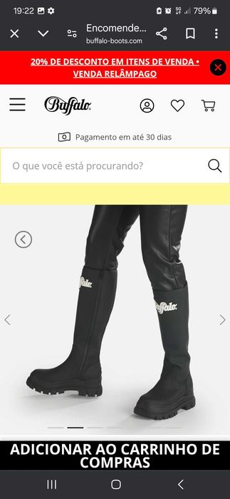 Botas cano búfalo nr 37