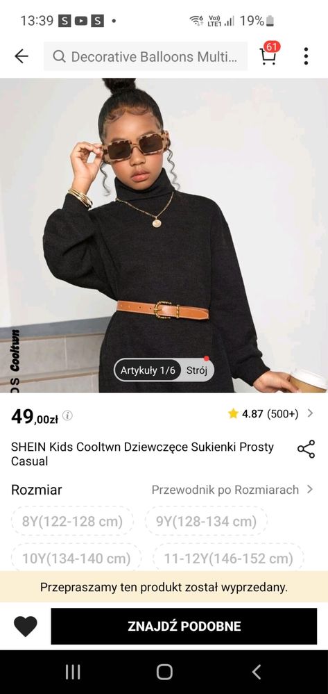 Swetr na 11/13 lat