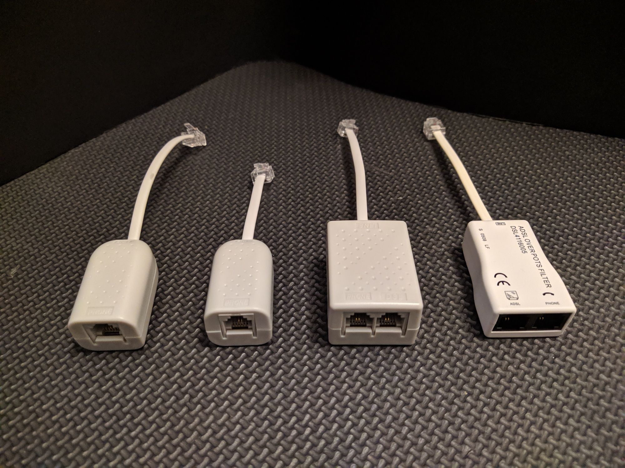 4 Micro filtros ADSL