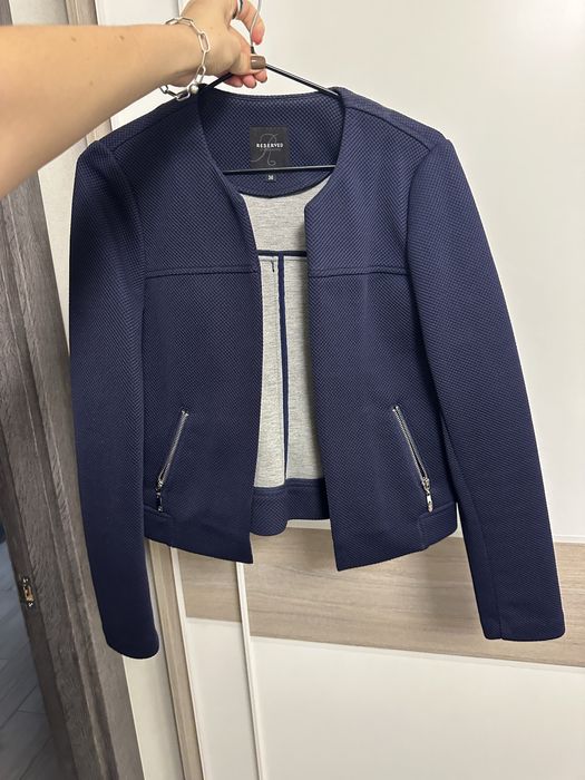 Жіночий піджак, синій жіночий піджак,діловий піджак, короткий піджак