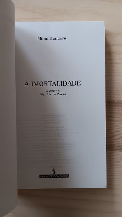 Milan Kundera, A Imortalidade