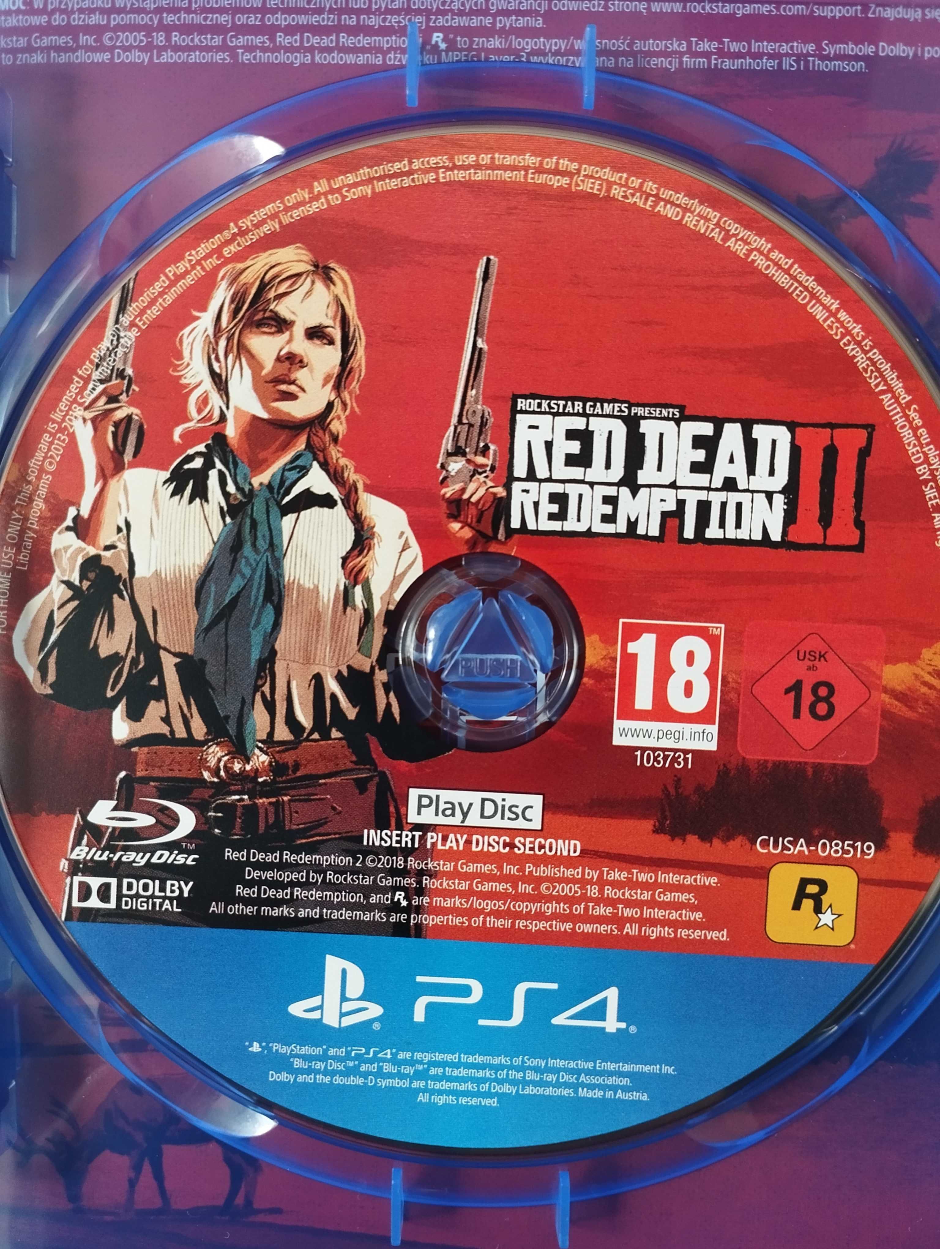 Gra Red Dead Redemption 2 Polska Wersja PS4/PS5 Playstation
