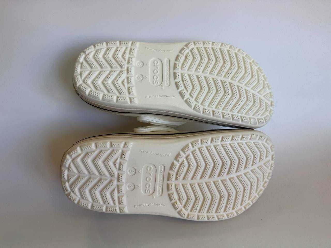 Crocs Crocband White  Крокси M6/W8 38р Уцінка! №10014