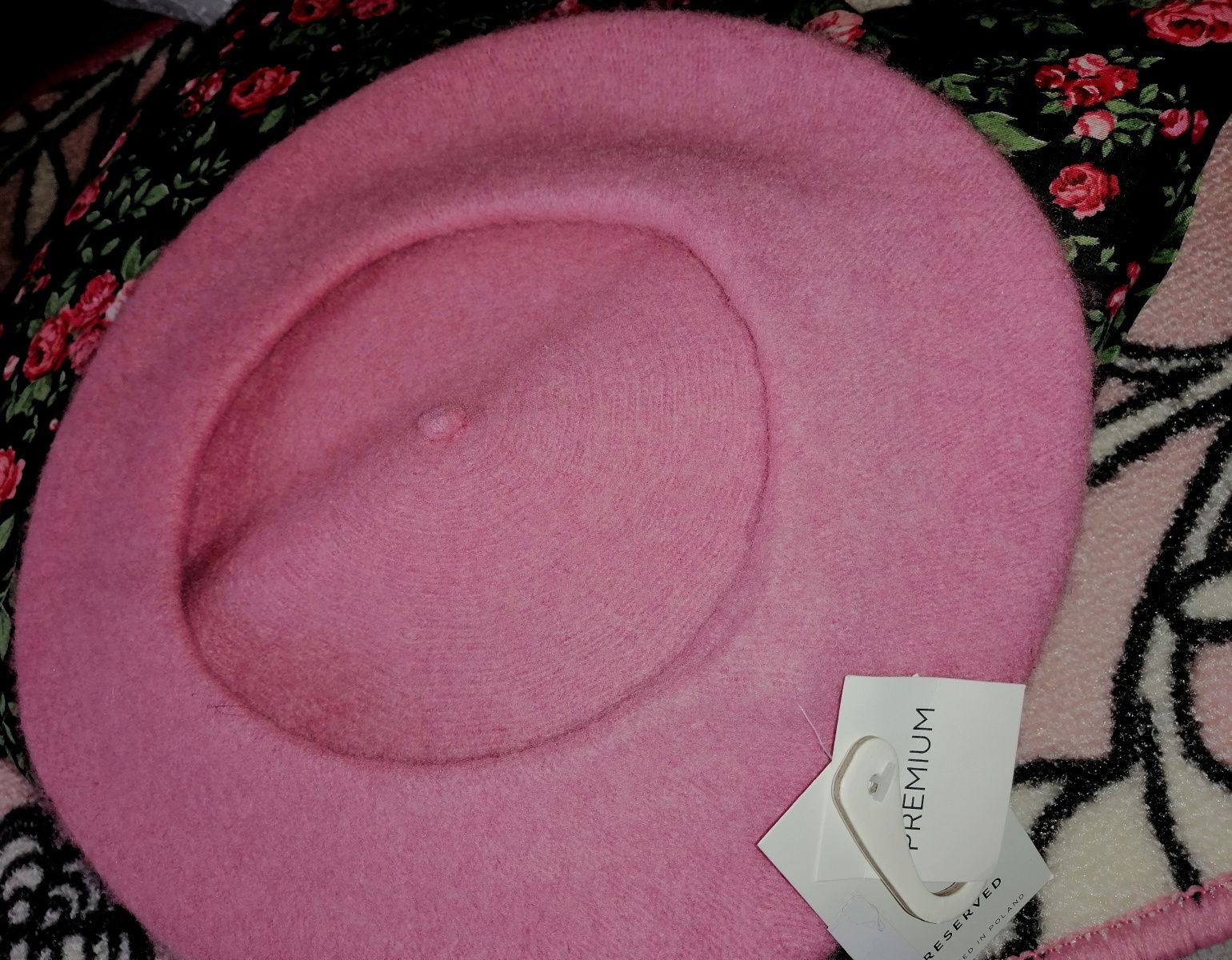 Nowy WEŁNIANY beret RESERVED PREMiUM! rozm. One size / uniwersalny!