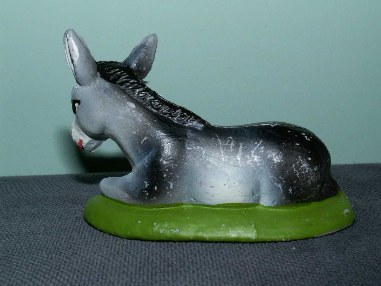 Zwierzęta  Wół - Osiołek do figur 11-13 cm do szopki bożonarodzeniowej