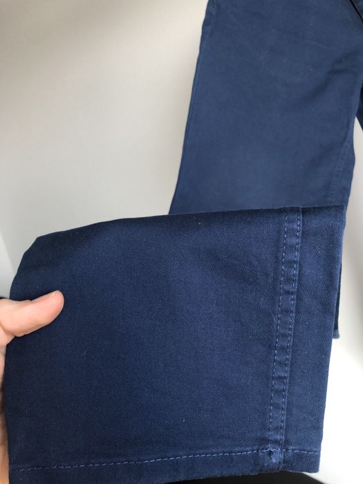 Spodnie meskie eleganckie granatowe Zara Men 42