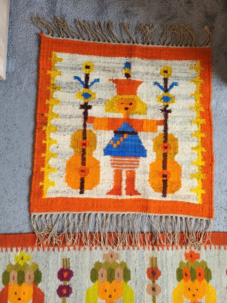 Jak nowy M.Domańska kilim,gobelin,makata-zestaw,dowolnieCepeliaWysyłk