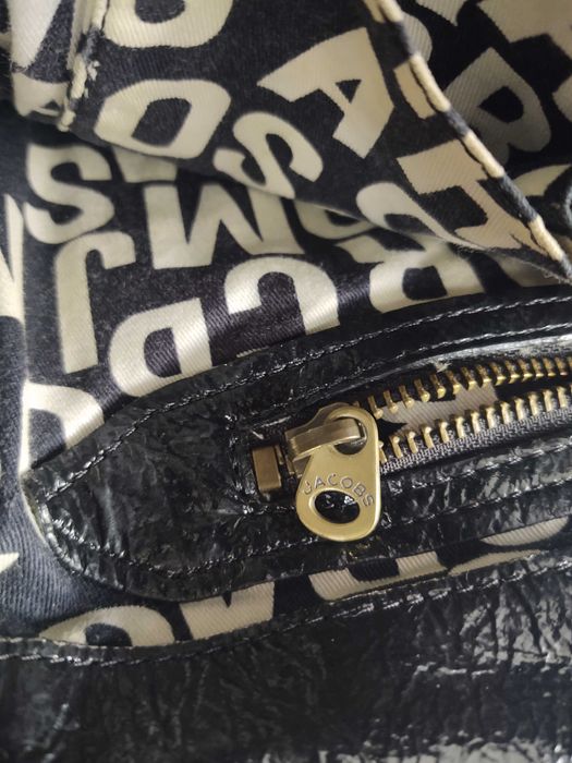 Torebka skórzana naturalna Marc Jacobs