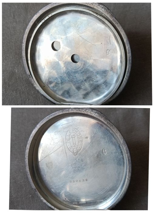 Часы карманные серебряные