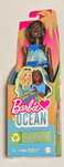 Barbie Loves the Ocean Lalka Brunetka z Motywem Plażowym GRB37