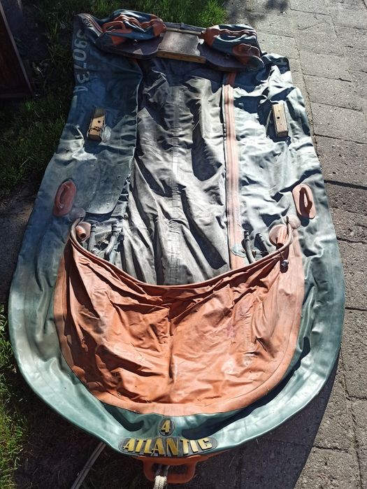 Ponton Atlantic wędkarski solidny, masywny, gruba guma.