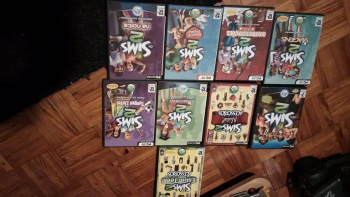 lote 9 jogos pc SIMS