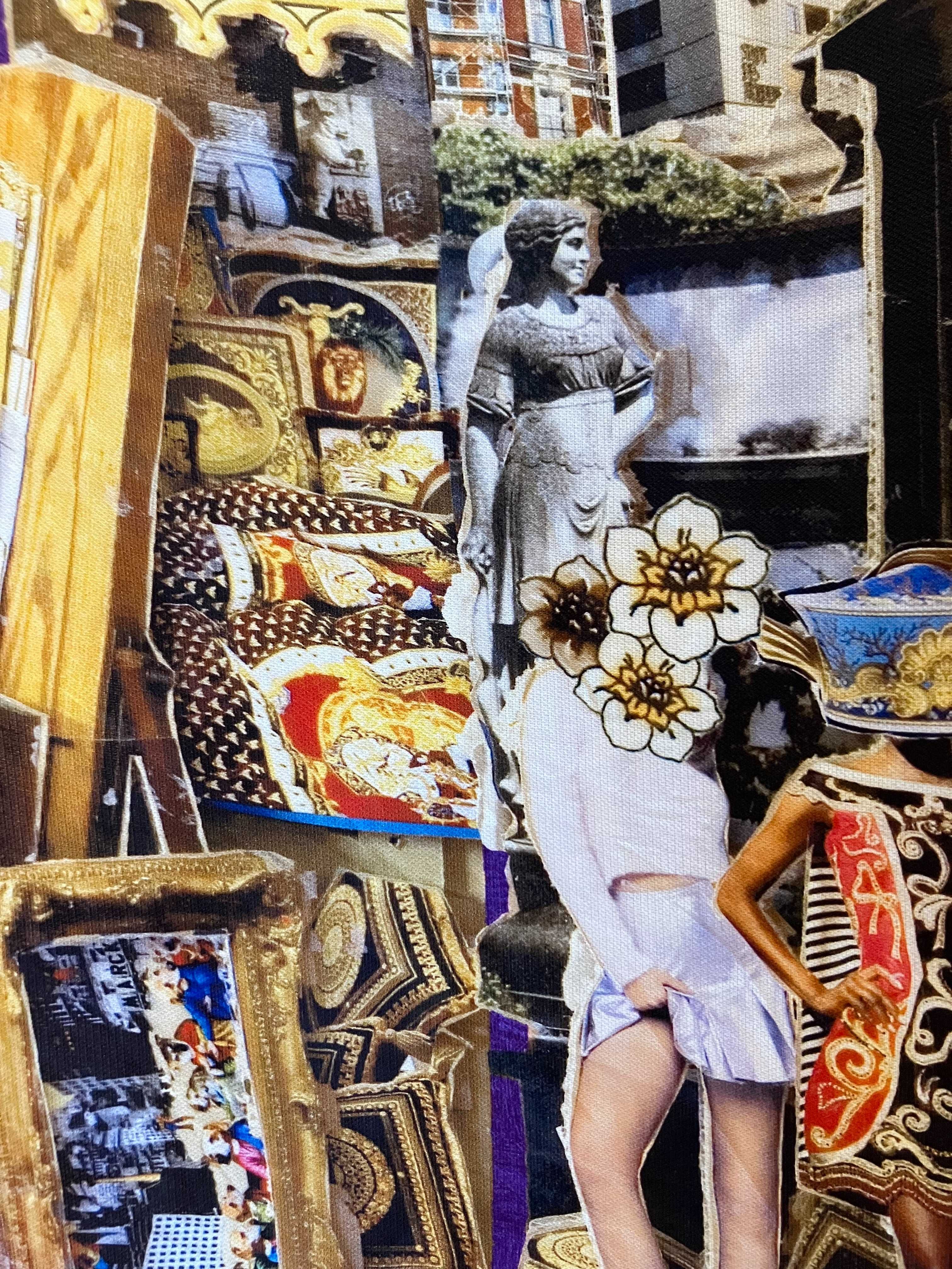 Versace & Tim Roeloffs tafta jedwab kupon tkanina materiał