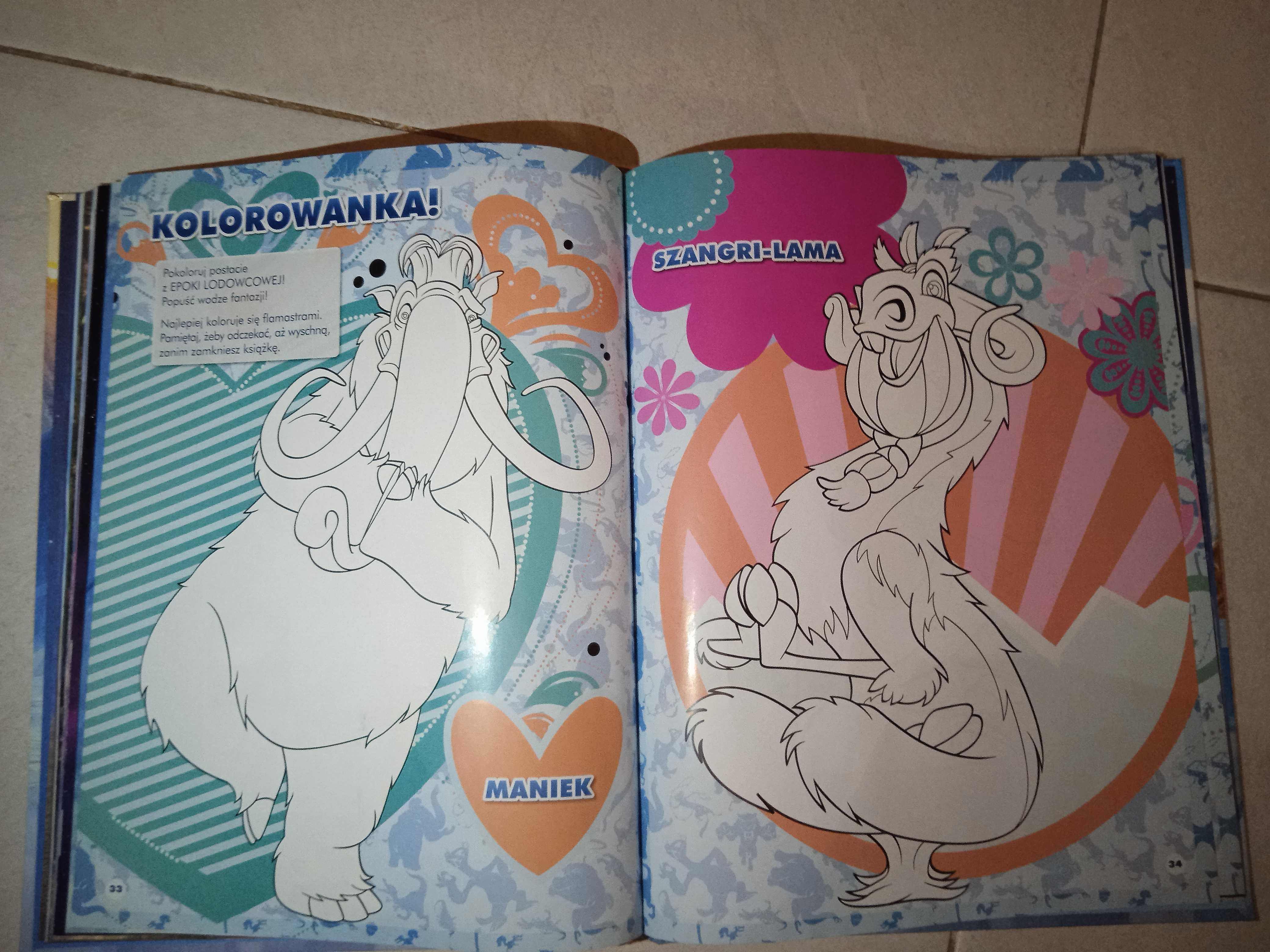 Album naklejek i gier  Epoka lodowcowa mocne uderzenie (kompletny)